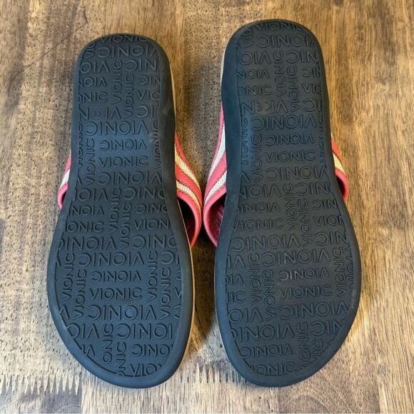 Vionic Women’s Marisa Comfort Arch Heel Buckle Accent Flip-Flip Sandal Pink Sz 5 - Picture 7 of 8